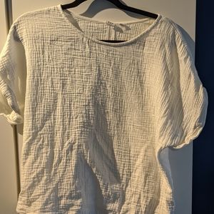 Gap linen boxy tee